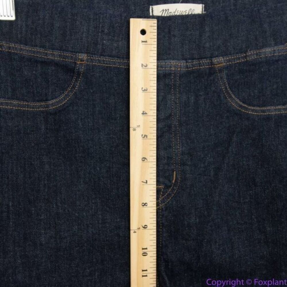 NEW Madewell Pull-On Skinny‎ Flare Jeans in Havenley Wash, 28 - Picture 9 of 14